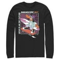 thumbnail image 1 of Men's The Simpsons Catch Ya on the Flip Side  Long Sleeve Shirt Black Medium, 1 of 4