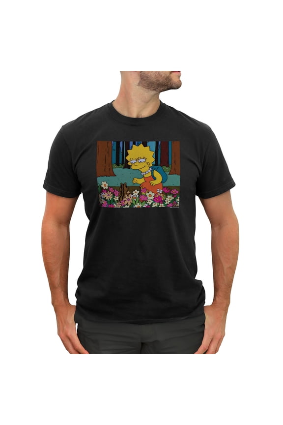 Men's The Simpsons Chipmunk Lisa Graphic T-Shirt