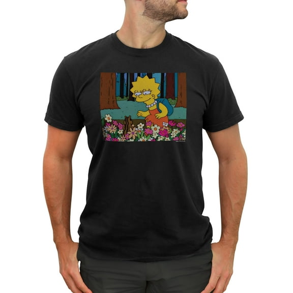 Men's The Simpsons Chipmunk Lisa Graphic T-Shirt