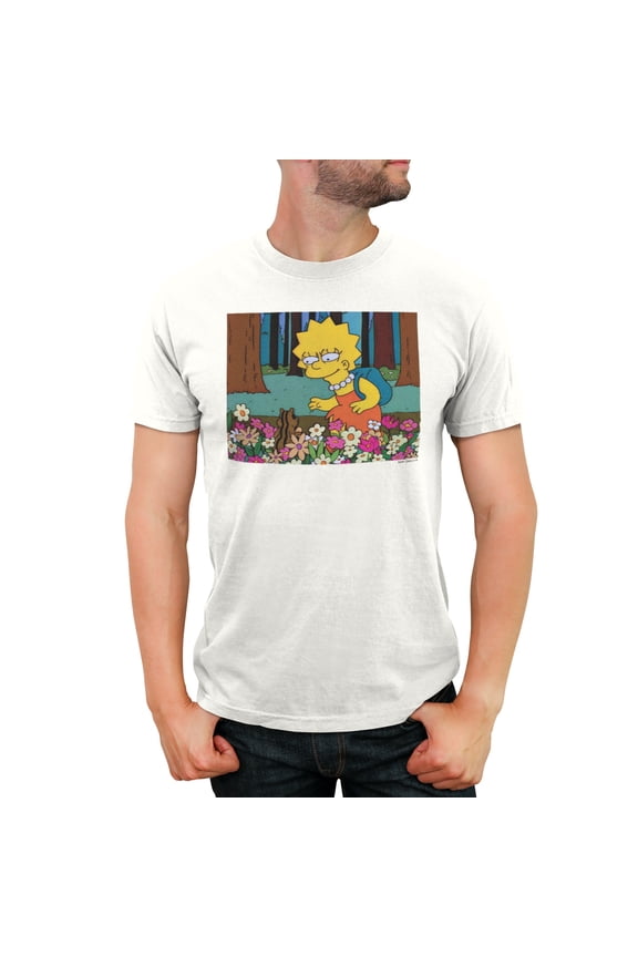 Men's The Simpsons Chipmunk Lisa Graphic T-Shirt