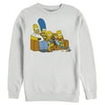 thumbnail image 1 of Men's The Simpsons Classic Family Couch  Sweatshirt White Large, 1 of 4