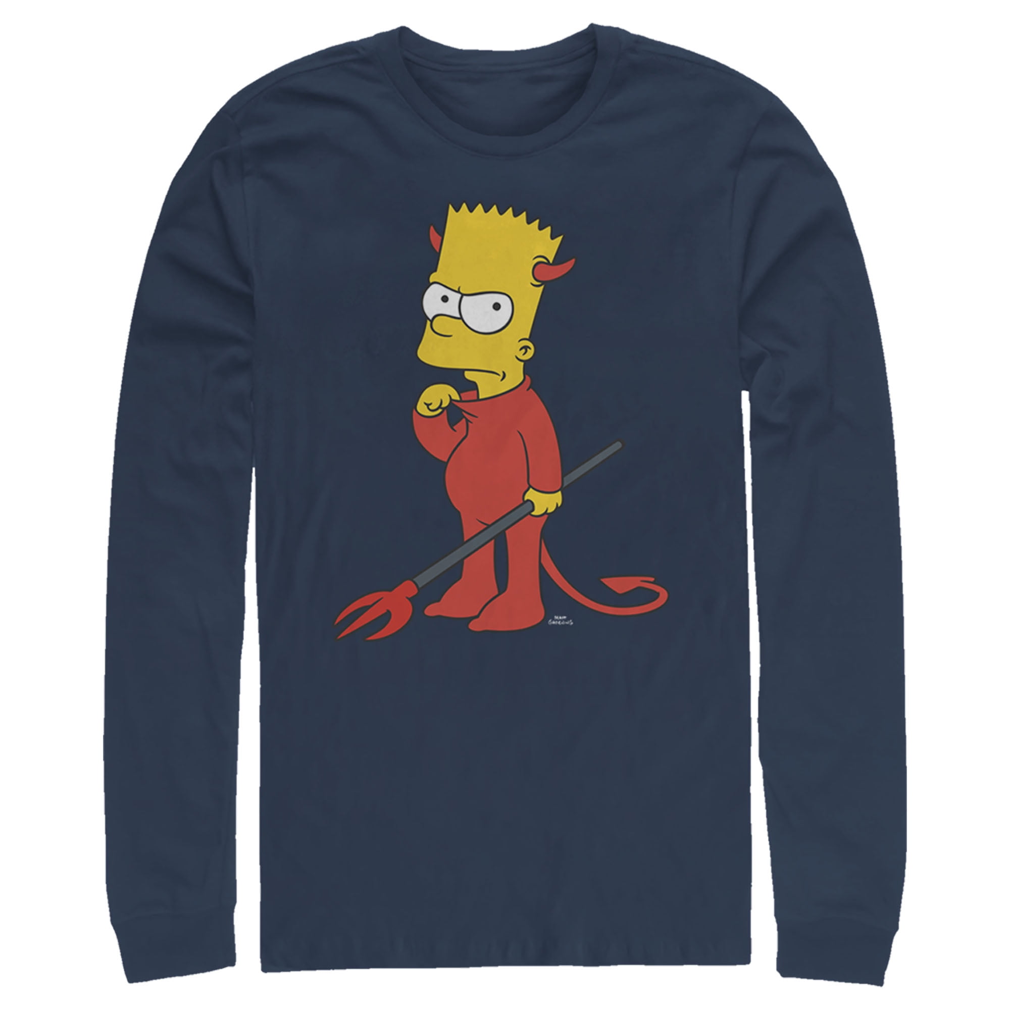 Men's The Simpsons Ned Flanders Okily Dokily Long Sleeve
