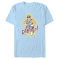 thumbnail image 1 of Men's The Simpsons Distressed Duffman Portrait Graphic Tee Light Blue X Large, 1 of 4