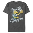 thumbnail image 1 of Men's The Simpsons Drink Up, Champs Graphic Tee Charcoal Heather Small, 1 of 5