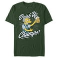 thumbnail image 1 of Men's The Simpsons Drink Up, Champs Graphic Tee Dark Green Large, 1 of 5