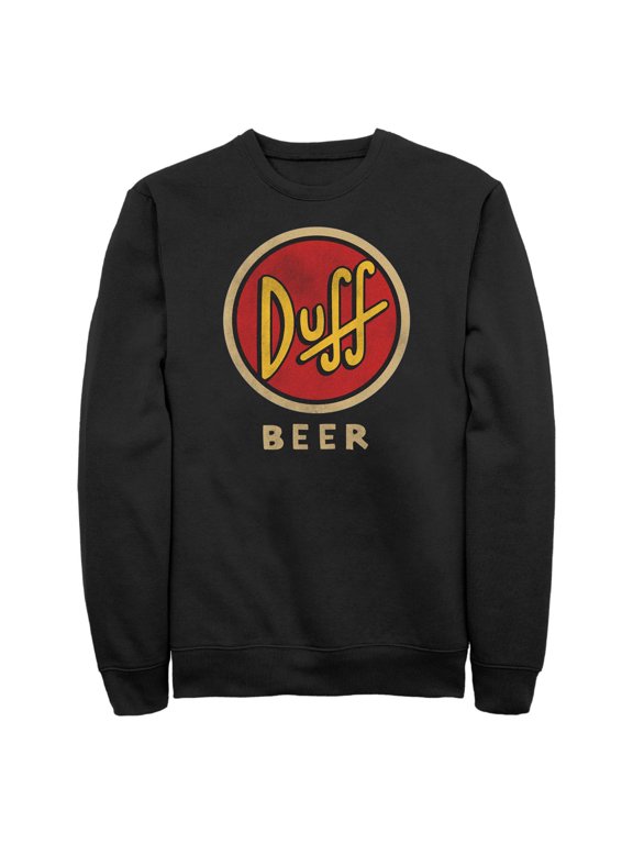 Men's The Simpsons Duff Classic Beer Logo Sweatshirt