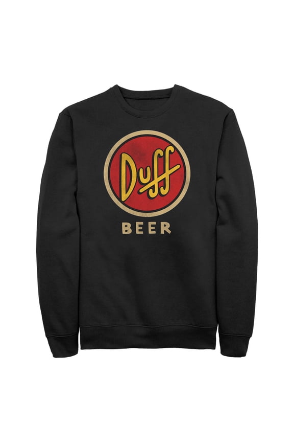 Men's The Simpsons Duff Classic Beer Logo Sweatshirt