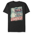 thumbnail image 1 of Men's The Simpsons Father's Day Homer Simpson All Dad Half Loaded Graphic Tee Black X Large, 1 of 5