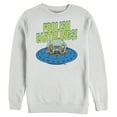 thumbnail image 1 of Men's The Simpsons Foolish Earthlings  Sweatshirt White Small, 1 of 4