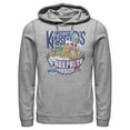 thumbnail image 1 of Men's The Simpsons Frosted Krusty O's  Pull Over Hoodie Athletic Heather 2X Large, 1 of 4
