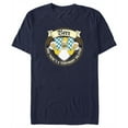 thumbnail image 1 of Men's The Simpsons Homer Beer Now There's a Temporary Solution Graphic Tee Navy Blue 2X Large, 1 of 5
