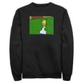 thumbnail image 1 of Men's The Simpsons Homer Disappearing into the Bush, Nothing to See here Sweatshirt Black Large, 1 of 4