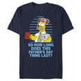 thumbnail image 1 of Men's The Simpsons Homer So How Long Does This Father's Day Thing Last?  Graphic Tee Navy Blue Large, 1 of 5