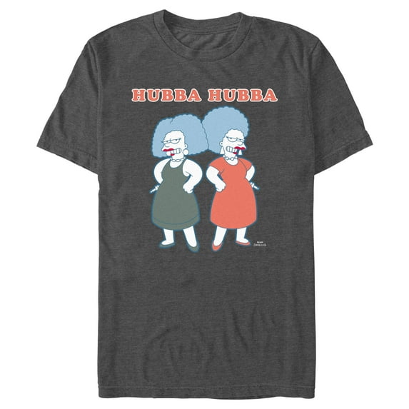 Men's The Simpsons Hubba Hubba Graphic Tee Charcoal Heather X Large