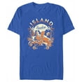 thumbnail image 1 of Men's The Simpsons Island Paradise  Graphic Tee Royal Blue X Large, 1 of 4