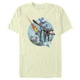 thumbnail image 1 of Men's The Simpsons Itchy & Scratchy Ride the Missile  Graphic Tee Beige X Large, 1 of 4