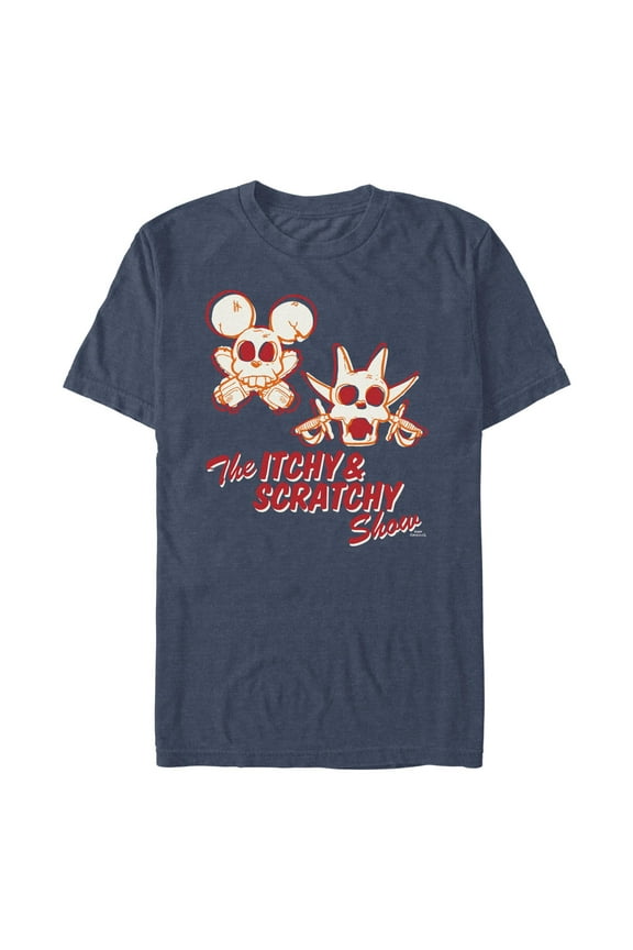 Men's The Simpsons Itchy Scratchy Show Graphic T-Shirt