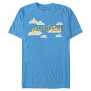 Mens The Simpsons Japanese Opening Sequence Graphic Tee Turquoise Small