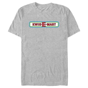 Men's The Simpsons Kwik-E-Mart Logo Graphic Tee Athletic Heather Medium