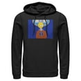 thumbnail image 1 of Men's The Simpsons Lisa for President  Pull Over Hoodie Black 2X Large, 1 of 4