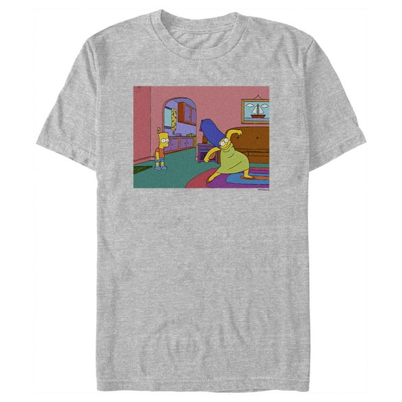 Men's The Simpsons Marge Dancing Scene  Graphic Tee Athletic Heather 2X Large