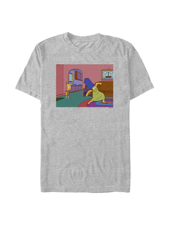 Men's The Simpsons Marge Dancing Scene Graphic Tee Athletic Heather 3X Large