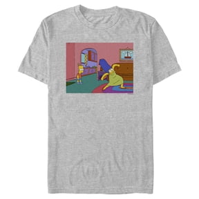 Men's The Simpsons Marge Dancing Scene Graphic Tee Athletic Heather X Large