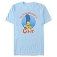 thumbnail image 1 of Men's The Simpsons Marge The Extra Ingredient is Care Graphic Tee Light Blue Small, 1 of 4