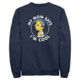 thumbnail image 1 of Men's The Simpsons Millhouse My Mom Says I'm Cool  Sweatshirt Navy Blue X Large, 1 of 4