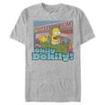 thumbnail image 1 of Men's The Simpsons Ned Flanders Leftorium Okily Dokily  Graphic Tee Athletic Heather Medium, 1 of 5