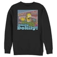 thumbnail image 1 of Men's The Simpsons Ned Flanders Leftorium Okily Dokily  Sweatshirt Black Small, 1 of 4