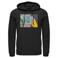 thumbnail image 1 of Men's The Simpsons Old Man Yells  Pull Over Hoodie Black Large, 1 of 4