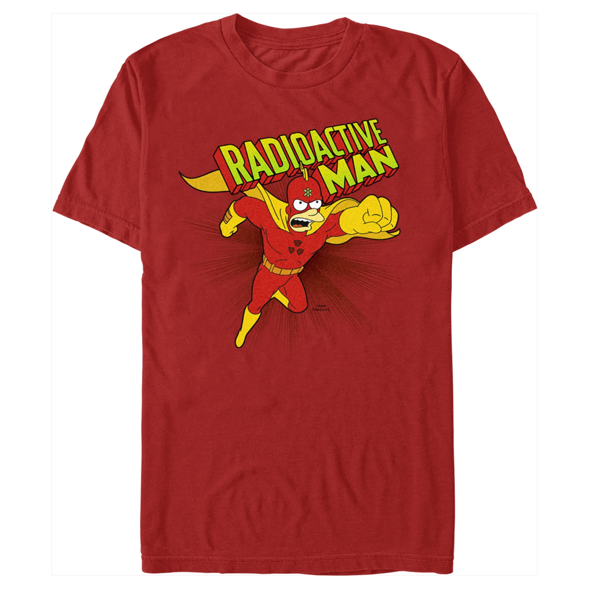 専用ページ　Man グッズ Men's The Simpsons Radioactive Man Graphic Tee Red Large - Walmart.com