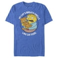 thumbnail image 1 of Men's The Simpsons Ralph and His Cat  Graphic Tee Royal Blue Heather X Large, 1 of 5