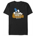 thumbnail image 1 of Men's The Simpsons Skeleton Family on Couch Graphic Tee Black Medium, 1 of 5