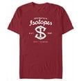 thumbnail image 1 of Men's The Simpsons Springfield Isotopes Graphic Tee Cardinal Large, 1 of 5