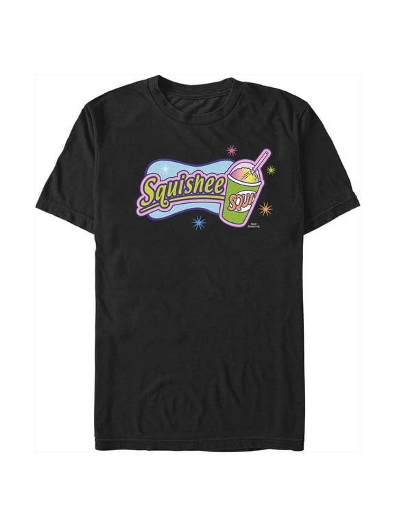 Men's The Simpsons Squishee Logo Graphic Tee Black X Large