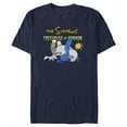 thumbnail image 1 of Men's The Simpsons Treehouse of Horror Animals  Graphic Tee Navy Blue 3X Large, 1 of 5