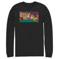 thumbnail image 1 of Men's The Simpsons Treehouse of Horror Doppelgangers Scene  Long Sleeve Shirt Black Small, 1 of 4