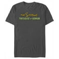 thumbnail image 1 of Men's The Simpsons Treehouse of Horror Logo  Graphic Tee Charcoal 3X Large, 1 of 5