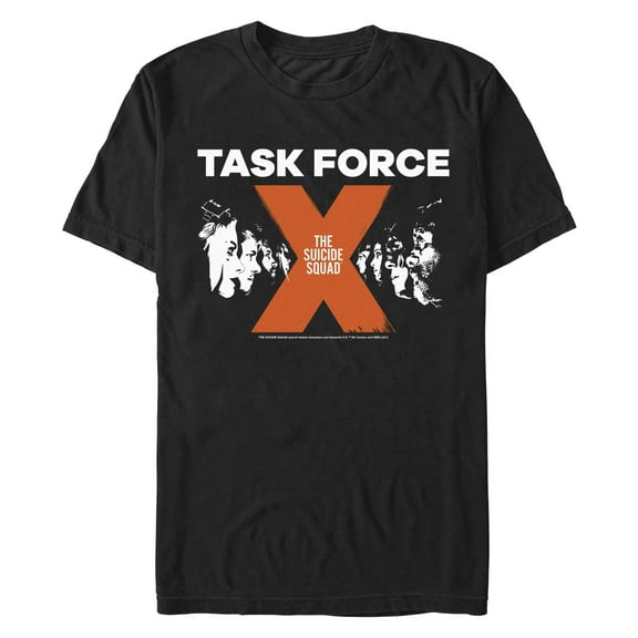 Men's The Suicide Squad Task Force X Graphic Tee Black 3X Large