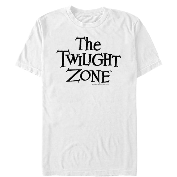 Men's The Twilight Zone Classic Logo Graphic Tee White Medium