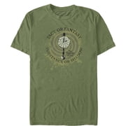 Men's The Twilight Zone Fact or Fantasy Graphic Tee Military Green Large