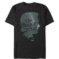 thumbnail image 1 of Men's The Twilight Zone Galactic Profile Logo  Graphic Tee Black 4X Large, 1 of 4