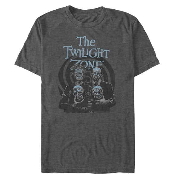 Men's The Twilight Zone The Masks Episode  Graphic Tee Charcoal Heather 2X Large