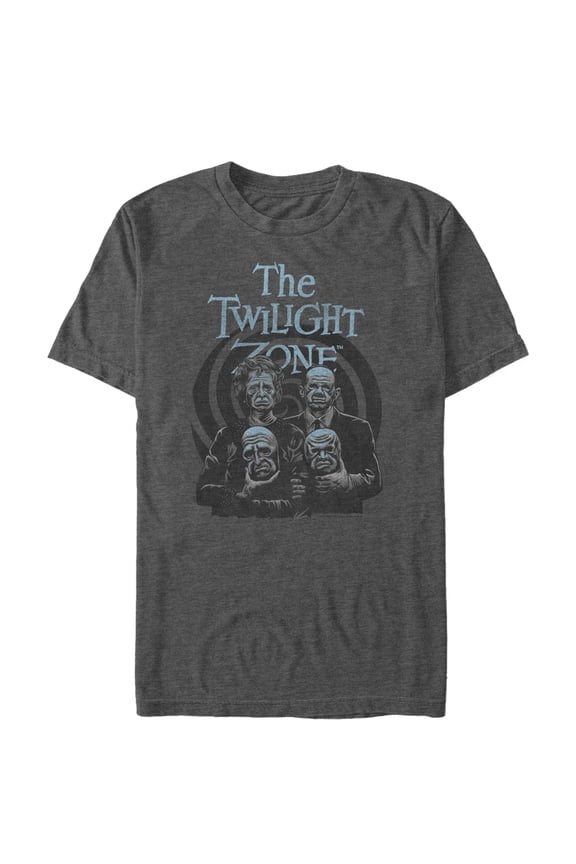 Men's The Twilight Zone The Masks Episode  Graphic Tee Charcoal Heather 2X Large
