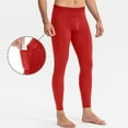thumbnail image 1 of Men's Thermal Compression Pants, Athletic Sports Leggings & Running Tights, Quick Fit Gym Basketball Athletic Base Layer Bottoms, 1 of 4