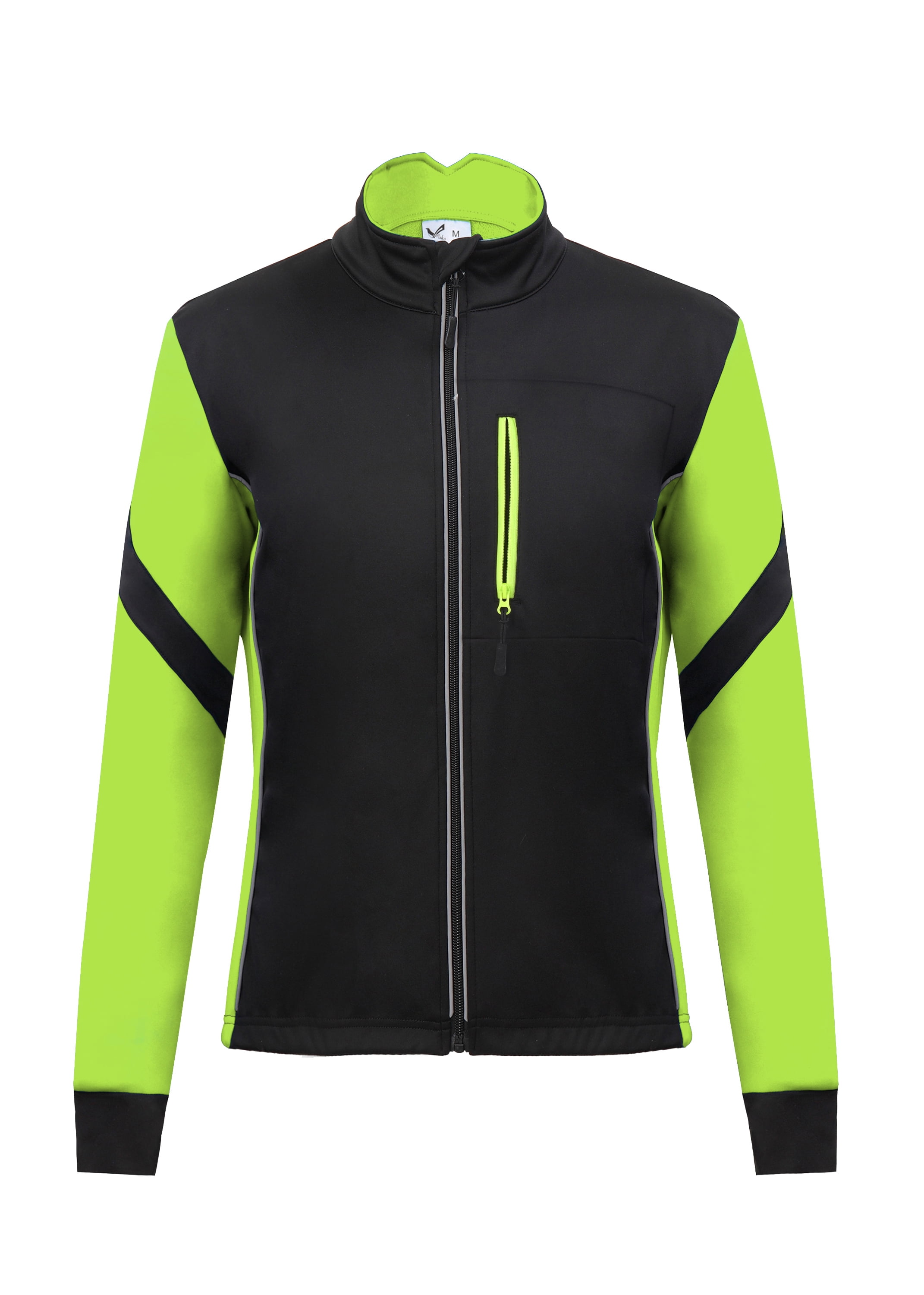 Men's Thermal Cycling Jacket Long Sleeve Snow Water Reflective Windproof Firewall Winter Biking