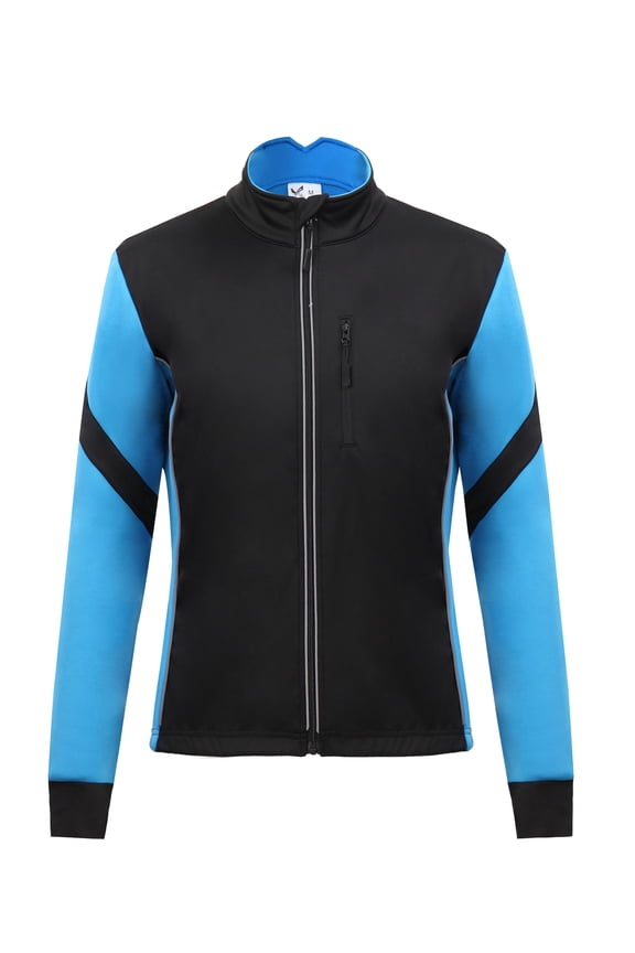 Men's Thermal Cycling Jersey Long Sleeve Snow Water Reflective Windproof Firewall Winter Biking Jacket