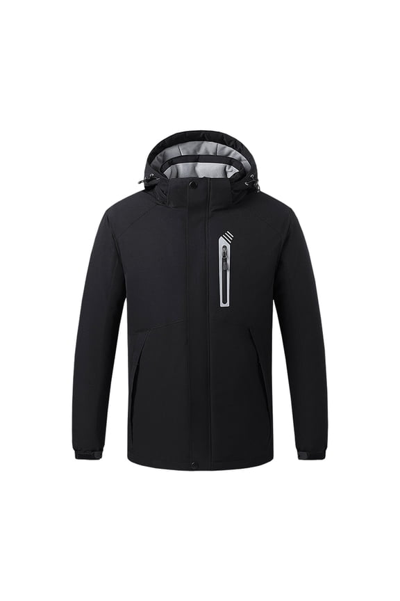 Men's Thermal Heated Jacket for Winter Autumn Warm Lined Coat with Constant Temperature Control